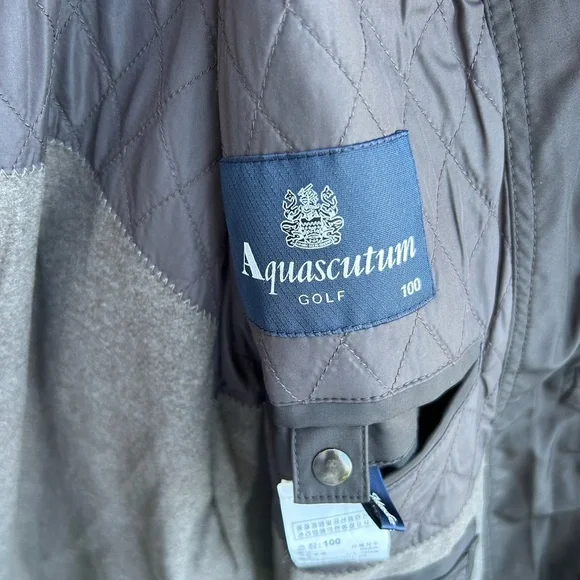 Aquascutum London Black Puffer Jacket with Insulated Design - Picture 6 of 11